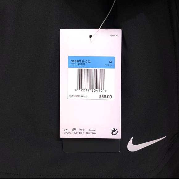 NIKE Women’s Swim Cover Up Shorts MEDIUM Black - Picture 5 of 8